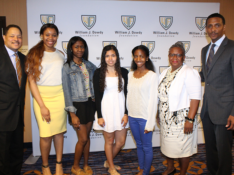 Foundation scholarship celebration with students and community members